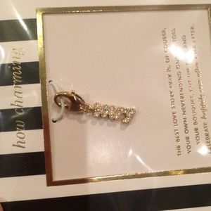 Kate Spade Mrs. charm